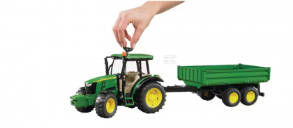 U02108 Tractor John Deere 5115M cu remorcă basculabilă