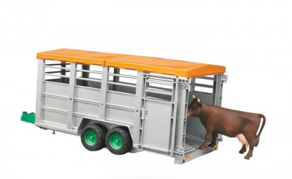 U02227 Ramorcă transport vite cu o vacă