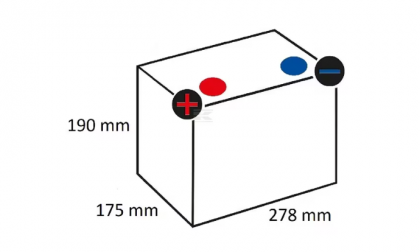 Baterie 12V 70Ah 640A Kramp/VARTA