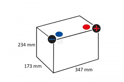 Baterie 12V 110Ah 680A Kramp/VARTA
