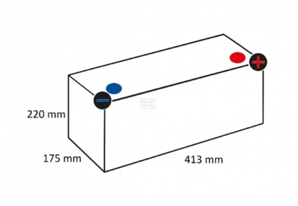 Baterie 12V 110Ah 850A Kramp/VARTA