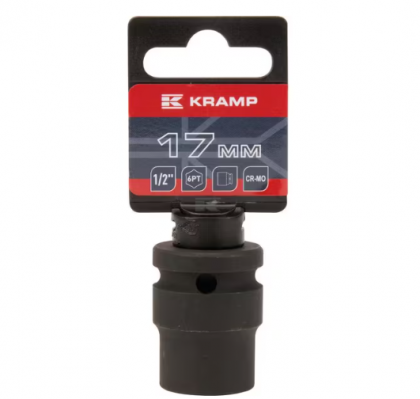 Capăt cheie tubulară de impact 1/2" cu profil hexagonal interior 17mm