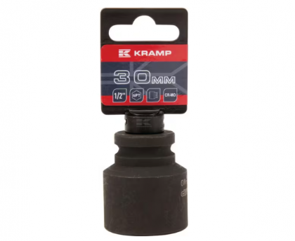 Capăt cheie tubulară de impact 1/2" cu profil hexagonal interior 30mm