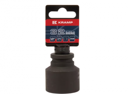 Capăt cheie tubulară de impact 1/2" cu profil hexagonal interior 32mm