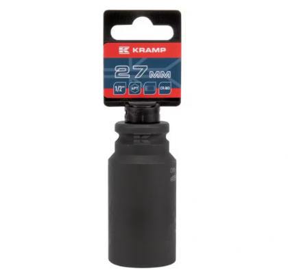 Capăt lung cheie tubulară de impact 1/2" cu profil hexagonal interior 27mm