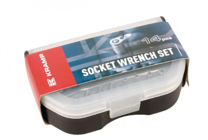 1804970909KR  Set mini de capete șurubelniță și chei tubulare 1/4", 14 piese