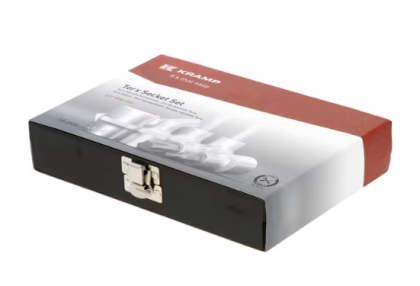 1804924016KR Set capete chei tubulare 1/2" cu profil torx interior și exterior, 16 piese