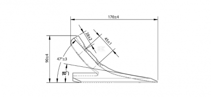 CP100307 Picior cu flanșă 150x6