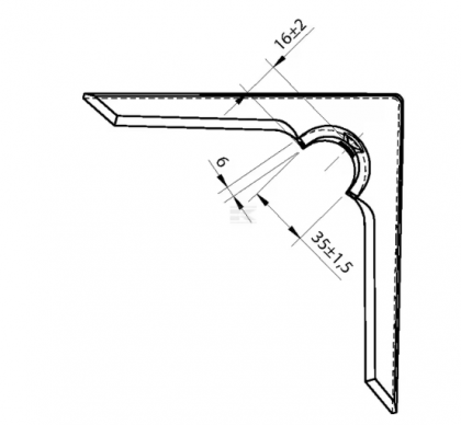 CP100306 Picior cu flanșă 250x6
