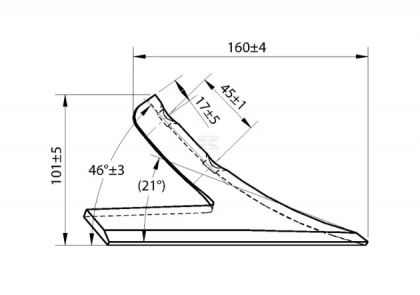 CP100306 Picior cu flanșă 250x6