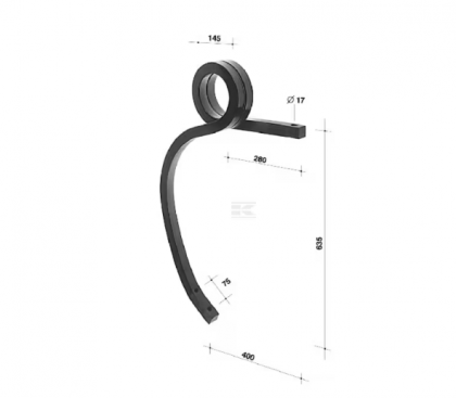 CP356351 Dinţi săpătoare 35x35x635 L.