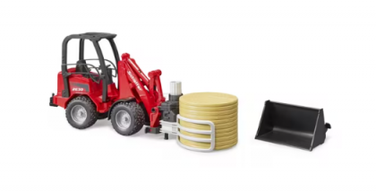 U02192 Încărcător compact Schäffer 2630 cu clește pentru baloți rotunzi