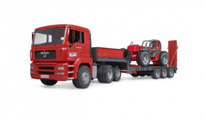 U02774 MAN TGA camion de încărcat cu încărcător telescopic Manitou MLT 633