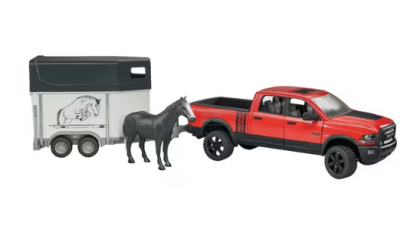 U02501 Mașină de teren cu benă 2500 Power Truck și remorcă transport cai