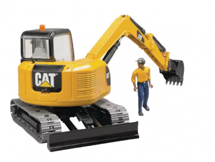 U02466 Excavator mini cu șenile CAT cu muncitor