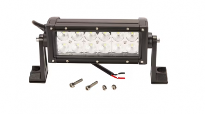 LA10302 Bară lumini de lucru LED 36W 3060lm dreptunghiulară 12/24V albă 198,6x79,5mm cablu flood 12 LED-uri Kramp