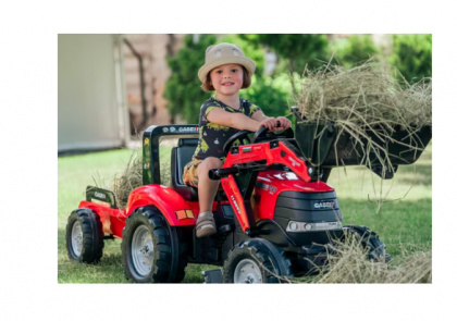 F996AM Retroexcavator Case IH cu remorcă