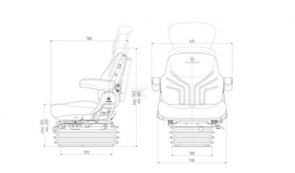 G1201942 Scaun Maximo Comfort PVC