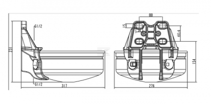 202005FA Adăpătoare cu supapă pe țeavă Farma