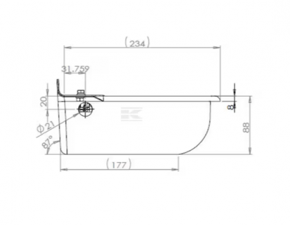 202006FA Adăpătoare cu supapă plutitor oțel inoxidabil Farma