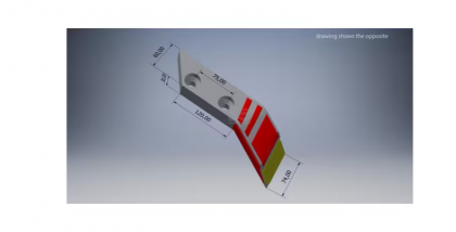 73000HF0161CN Vârf brăzdar carbură dreapta