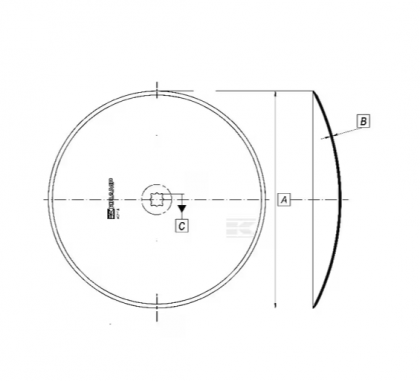 HD410032 Taler disc neted 410x3