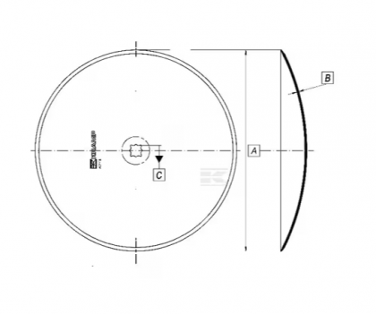 HD460032 Taler disc neted 460x3