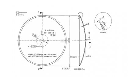 CDC340 Taler disc hamei diametru 460mm