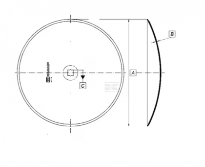 HD510032 Taler disc neted 510x4