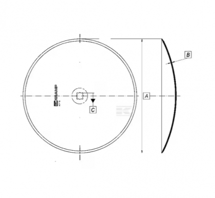 HD610040 Taler disc neted 610x5