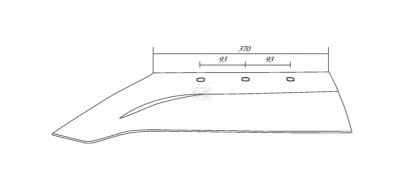 2200045Z Brăzdar cu cioc 30ZK dreapta