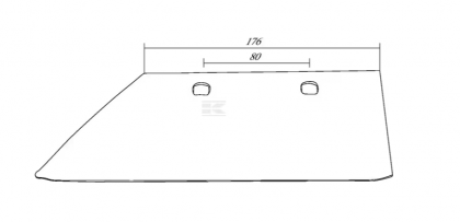 2200035Z Brăzdar pentru îngrășământ 10V dreapta