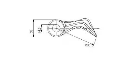 CK5310 Ciocan tocător potrivit pentru Seppi