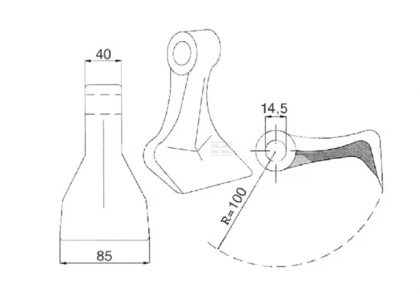 CK2322 Ciocan tocător Agrimaster