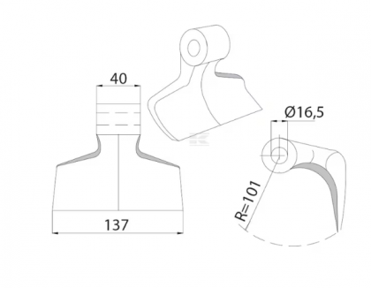 CK0950 Ciocan baros greu