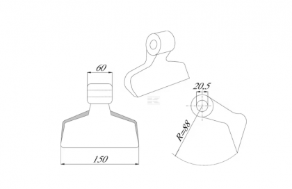 CK3030 Ciocan tocător potrivit pentru Humus