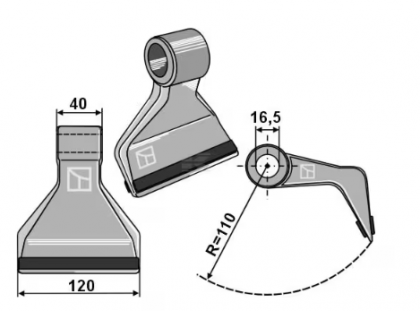 CK0930C Ciocan Tocator PTA acoperit, potrivit pentru Agricom