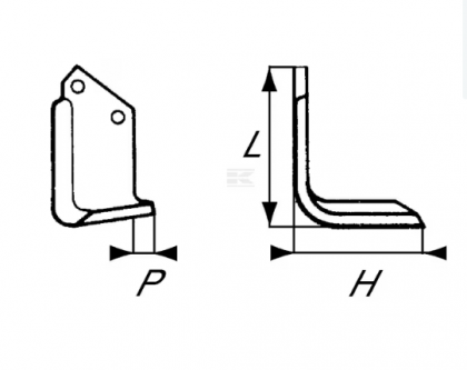 RB322517 Cuțit freză rotație stânga 180x135x80mm grosime 6mm potrivit pentru Celli