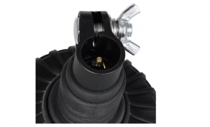 LA20092G Baliză LED, profil redus, 15W, 12-24V, verde, montare pe stâlp flexibil, Ø 86mm x138mm