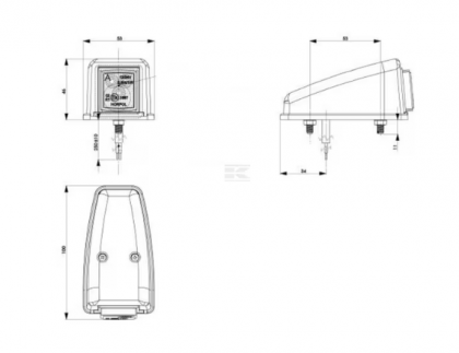 LA30152 Lampă poziție LED colț lateral (portocaliu)