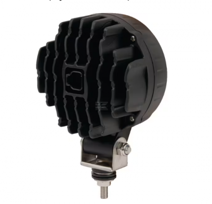 LA10008 Lampă  - Reflector de lucru LED, 24W, 1500lm, rotundă, 10/30V, diametru 117mm, mufă Deutsch, lumină spot, 6 LED-uri Kramp