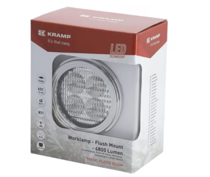 LA10428 Lampă  - Reflector de lucru LED 40W 4800lm rotundă flux Kramp