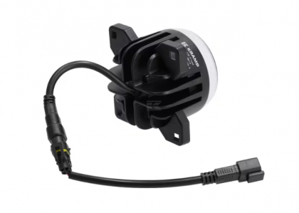 LA10447B Lumină  - Reflector de lucru LED, 42W, 4200lm, rotundă, neagră, Kramp