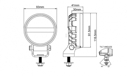 988102B Lampă  - Reflector de lucru Canis Go 410 16W flux DT