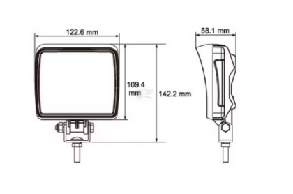 LA10093 Lampă  - Reflector de lucru LED 18W 2160lm