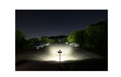 LA100961 Work light LED, 19W, 3360lm, square, 10/110V, 110x130x41mm, Deutsch 2-pin, flood, 16 LED's, Kramp