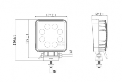 LA10901 Lampă  - Reflector de lucru LED, 24W, 2000lm