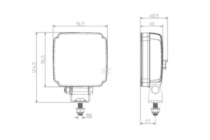 LA10908 Lampă  - Reflector de lucru LED, 27W, 3420lm