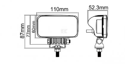 LA10502 Lampă - Reflector de lucru indirectă 15W 1000lm