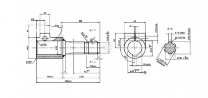 6710184KR Reducție arbore cardanic tată 1 3/8" (6) mamă 40mm cu șurub